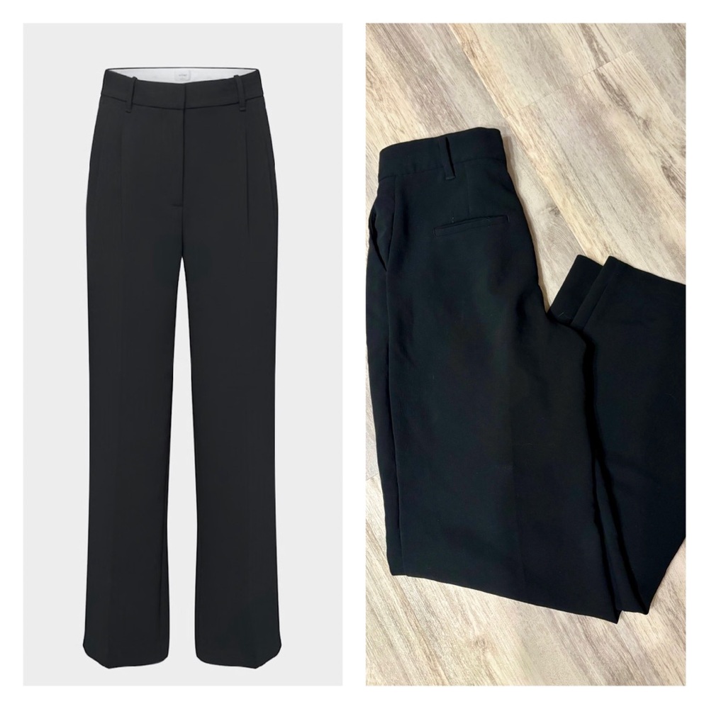 Aritzia Wilfred Black Effortless Pant
